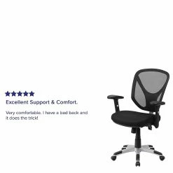 Flash Furniture Mid-Back Black Mesh Swivel Task Chair, Triple Paddle Control, Height-Adjustable Arms 15 Flash Furniture Mid-Back Black Mesh Swivel Task Chair, Triple Paddle Control, Height-Adjustable Arms -Office Chairs Shop unnamed file 4573