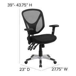 Flash Furniture Mid-Back Black Mesh Swivel Task Chair, Triple Paddle Control, Height-Adjustable Arms 17 Flash Furniture Mid-Back Black Mesh Swivel Task Chair, Triple Paddle Control, Height-Adjustable Arms -Office Chairs Shop unnamed file 4575