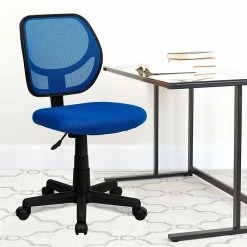 Flash Furniture Fabric Mid-back Task Chair, Blue -Office Chairs Shop unnamed file 4579
