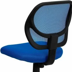 Flash Furniture Fabric Mid-back Task Chair, Blue -Office Chairs Shop unnamed file 4586