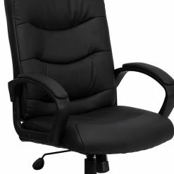 Flash Furniture Faux Leather Task Chair, Black (GO9771BKLEA) -Office Chairs Shop unnamed file 4622
