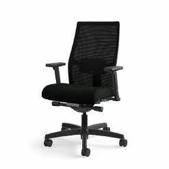 HON Ignition 2.0 Mesh/Vinyl Mid-Back Task Chair, Adjustable Arms, Black (HON12M2AMLU10TK) -Office Chairs Shop unnamed file 4630