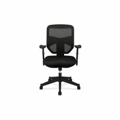 HON Prominent Mesh High-Back Task Chair, Center-Tilt, Adjustable Arms, Black Sandwich (BSXVL531MM10) -Office Chairs Shop unnamed file 4738
