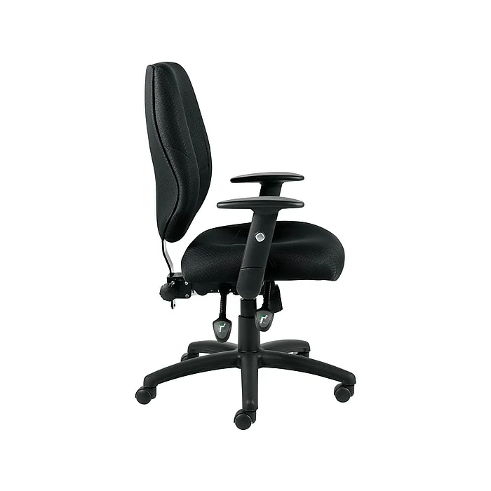 Global Offices To Go Fabric Task Chair, Patterned Black (OTG11631B) 5 Global Offices To Go Fabric Task Chair, Patterned Black (OTG11631B) - Image 3