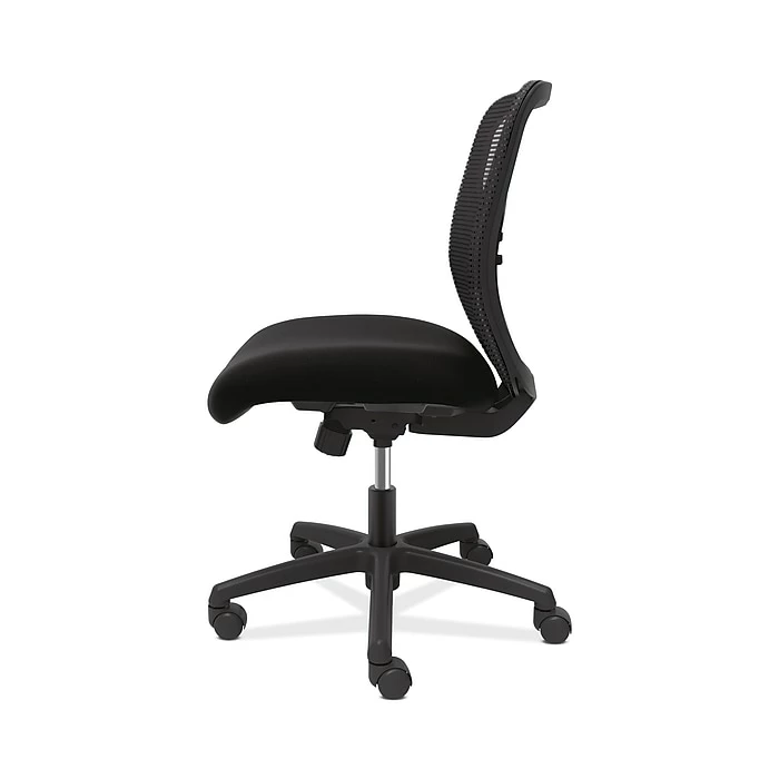 HON Gateway Fabric/Mesh Mid-Back Task Chair, Black, Armless (HONGVNMZ1ACCF1G) 6 HON Gateway Fabric/Mesh Mid-Back Task Chair, Black, Armless (HONGVNMZ1ACCF1G) - Image 4