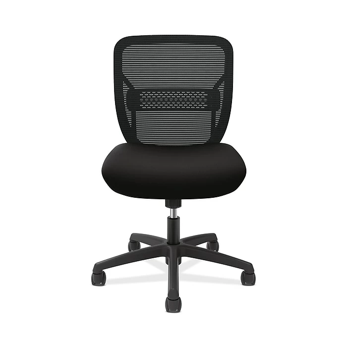 HON Gateway Fabric/Mesh Mid-Back Task Chair, Black, Armless (HONGVNMZ1ACCF1G) 8 HON Gateway Fabric/Mesh Mid-Back Task Chair, Black, Armless (HONGVNMZ1ACCF1G) - Image 6