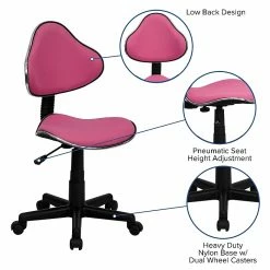 Flash Furniture Fabric Ergonomic Task Chairs With Chrome Metal Band Accent (BT699PINK) 15 Flash Furniture Fabric Ergonomic Task Chairs With Chrome Metal Band Accent (BT699PINK) -Office Chairs Shop unnamed file 4793