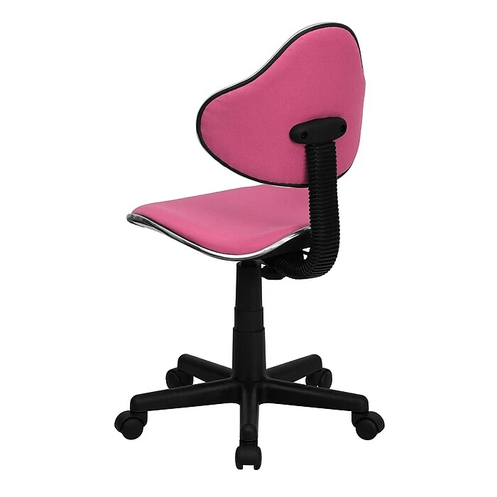 Flash Furniture Fabric Ergonomic Task Chairs With Chrome Metal Band Accent (BT699PINK) 9 Flash Furniture Fabric Ergonomic Task Chairs With Chrome Metal Band Accent (BT699PINK) - Image 7