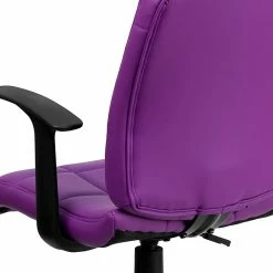 Flash Furniture Mid-Back Quilted Vinyl Task Chair With Nylon Arms, Purple -Office Chairs Shop unnamed file 4821