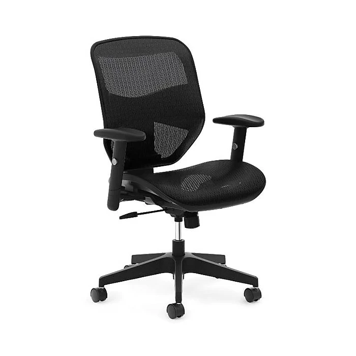 HON Prominent Mesh High-Back Task Chair, Adjustable Arms, Black Mesh (BSXVL534MST3) 3 HON Prominent Mesh High-Back Task Chair, Adjustable Arms, Black Mesh (BSXVL534MST3)