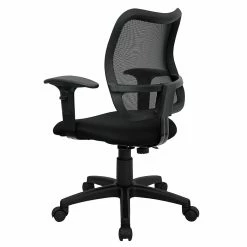 Flash Furniture Mid Back Mesh Task Chair With Fabric Seat And Arms, Black 14 Flash Furniture Mid Back Mesh Task Chair With Fabric Seat And Arms, Black -Office Chairs Shop unnamed file 4860