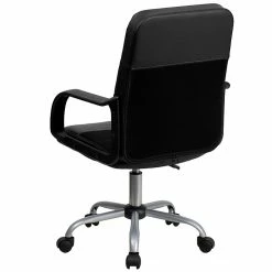 Flash Furniture Mesh Back LeatherSoft Task Chair, Black (LF-W-61B-2-GG) -Office Chairs Shop unnamed file 4879