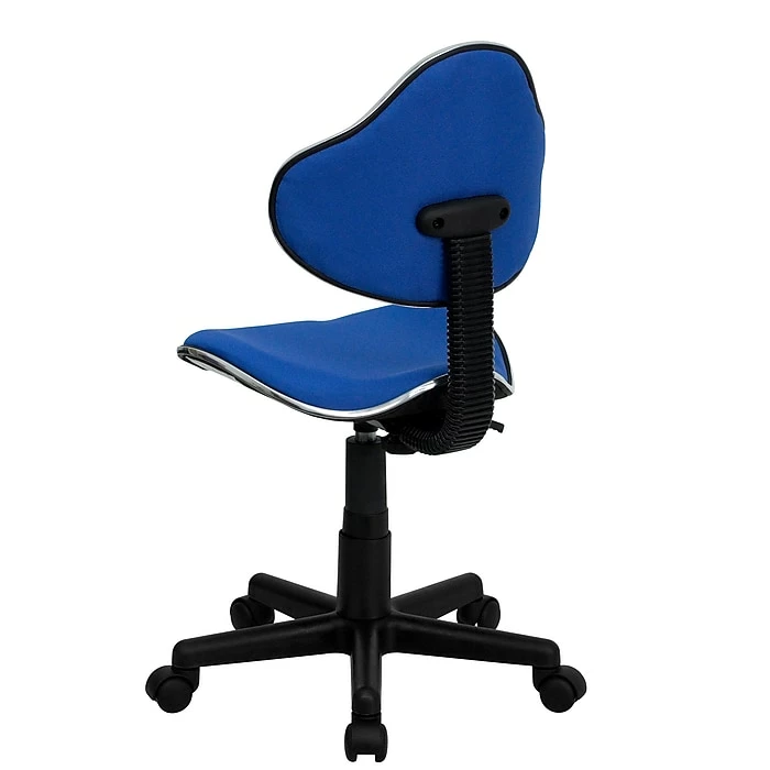 Flash Furniture Fabric Ergonomic Task Chairs With Chrome Metal Band Accent (BT699BLUE) 9 Flash Furniture Fabric Ergonomic Task Chairs With Chrome Metal Band Accent (BT699BLUE) - Image 7
