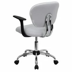 Flash Furniture Mesh Task Chairs With Arms And Chrome Base (H2376FWHTARMS) -Office Chairs Shop unnamed file 4921
