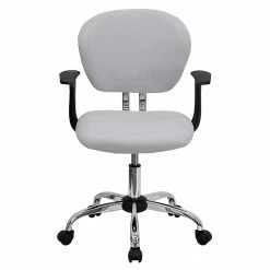 Flash Furniture Mesh Task Chairs With Arms And Chrome Base (H2376FWHTARMS) -Office Chairs Shop unnamed file 4923
