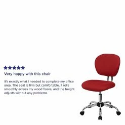 Flash Furniture Mesh Task Chairs With Chrome Base (H2376FRED) -Office Chairs Shop unnamed file 4928
