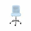 Serta Essentials Armless Ergonomic Bonded Leather/Mesh Swivel Task Chair, Blue (48740D) -Office Chairs Shop unnamed file 4944