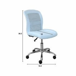 Serta Essentials Armless Ergonomic Bonded Leather/Mesh Swivel Task Chair, Blue (48740D) 11 Serta Essentials Armless Ergonomic Bonded Leather/Mesh Swivel Task Chair, Blue (48740D) -Office Chairs Shop unnamed file 4948