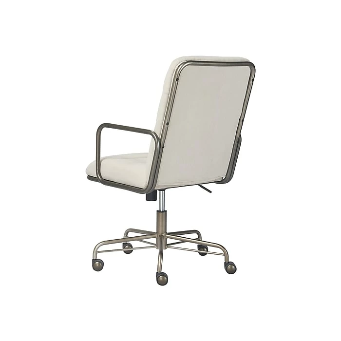 Finch Franklin Bonded Leather Computer And Desk Chair, Cream White (CHR10060D) 6 Finch Franklin Bonded Leather Computer And Desk Chair, Cream White (CHR10060D) - Image 4