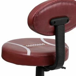 Flash Furniture Vinyl Football Task Chair Without Arms, Red -Office Chairs Shop unnamed file 4979