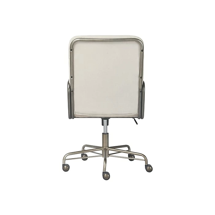 Finch Franklin Bonded Leather Computer And Desk Chair, Cream White (CHR10060D) 7 Finch Franklin Bonded Leather Computer And Desk Chair, Cream White (CHR10060D) - Image 5