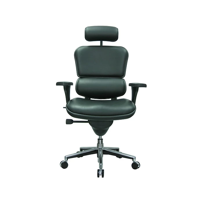 Eurotech Leather Task Chair, Black (LE9ERG(N)) 3 Eurotech Leather Task Chair, Black (LE9ERG(N))