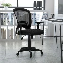 Flash Furniture Mesh Task Chair, Black (HL-0007-GG) -Office Chairs Shop unnamed file 5016