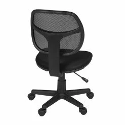 Regency Carter Swivel Office Chair, Black, Armless (5083BK) -Office Chairs Shop unnamed file 5026