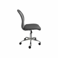 Serta Essentials Armless Ergonomic Bonded Leather/Mesh Swivel Task Chair, Gray (48740A) -Office Chairs Shop unnamed file 5055