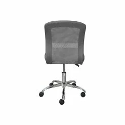 Serta Essentials Armless Ergonomic Bonded Leather/Mesh Swivel Task Chair, Gray (48740A) -Office Chairs Shop unnamed file 5056