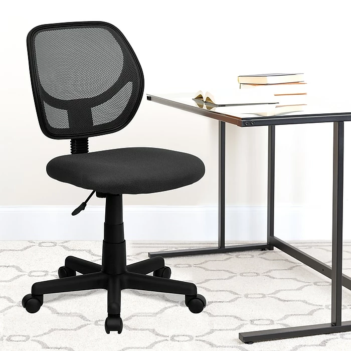 Flash Furniture Mesh Task Chair, Gray (WA-3074-GY-GG) 4 Flash Furniture Mesh Task Chair, Gray (WA-3074-GY-GG) - Image 2