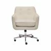 Serta Style Ashland Faux Leather Swivel Computer And Desk Chair, Cream (47140F) -Office Chairs Shop unnamed file 508