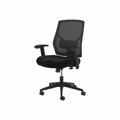 HON Crio High-Back Task Chair, Mesh Back, Adjustable Arms, Adjustable Lumbar, Black Leather (BSXVL581SB11T) -Office Chairs Shop unnamed file 5081