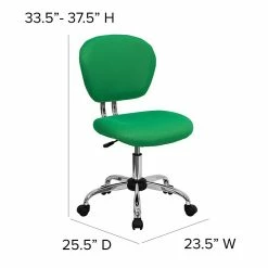 Flash Furniture Mesh Task Chairs With Chrome Base (H2376FBRGRN) -Office Chairs Shop unnamed file 5101
