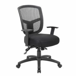 Boss Contract Mesh Task Chair, Black (B6023)