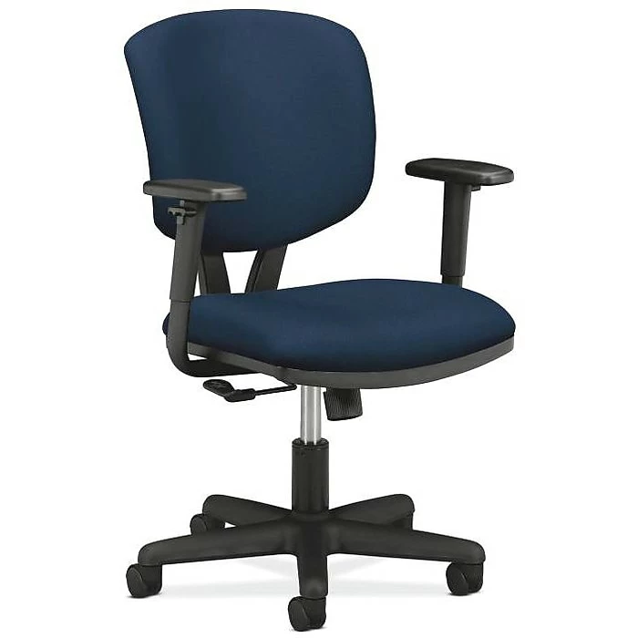HON Volt Task Chair, Center-Tilt, Adjustable Arms, Navy Fabric 3 HON Volt Task Chair, Center-Tilt, Adjustable Arms, Navy Fabric