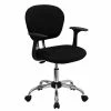 Flash Furniture Mid Back Mesh Task Chair With Arms And Chrome Base, Black 1 Flash Furniture Mid Back Mesh Task Chair With Arms And Chrome Base, Black -Office Chairs Shop unnamed file 5154