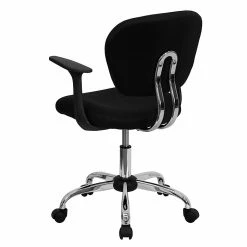 Flash Furniture Mid Back Mesh Task Chair With Arms And Chrome Base, Black 17 Flash Furniture Mid Back Mesh Task Chair With Arms And Chrome Base, Black -Office Chairs Shop unnamed file 5160