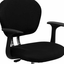Flash Furniture Mid Back Mesh Task Chair With Arms And Chrome Base, Black 18 Flash Furniture Mid Back Mesh Task Chair With Arms And Chrome Base, Black -Office Chairs Shop unnamed file 5161