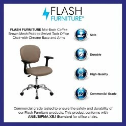 Flash Furniture Mesh Task Chairs With Arms And Chrome Base (H2376FCOFARMS) -Office Chairs Shop unnamed file 5165