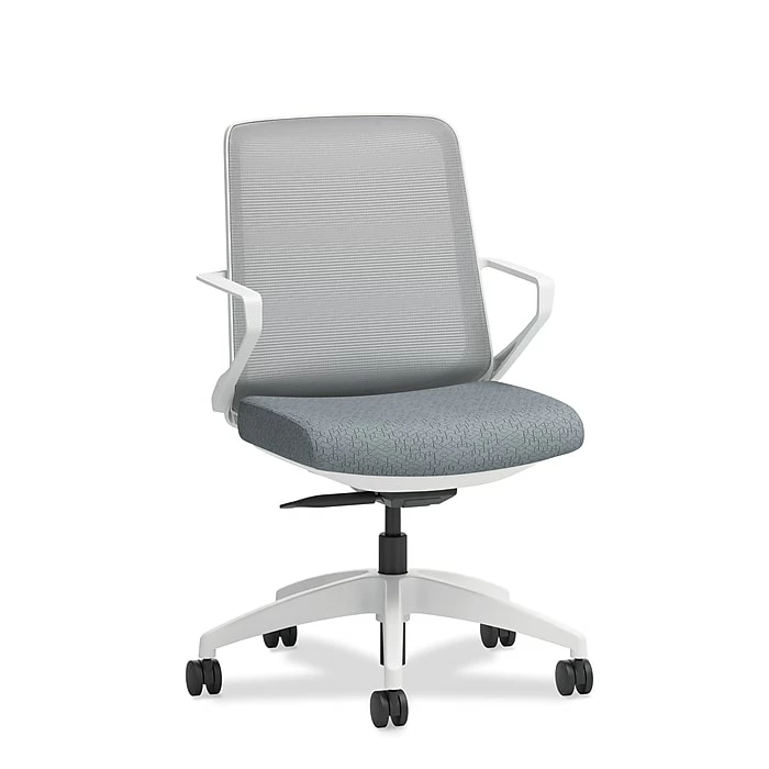 HON Cliq Polyester Swivel Task Chair, White/Apex 25 (HONCLQIFAPX25DW) 3 HON Cliq Polyester Swivel Task Chair, White/Apex 25 (HONCLQIFAPX25DW)