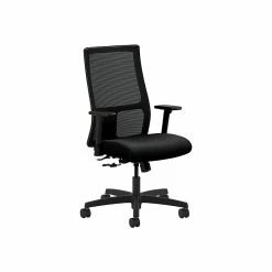 HON Ignition Mesh Back Fabric Computer And Desk Chair, Black (HIWM1.A.H.M.CU10.T.SB)