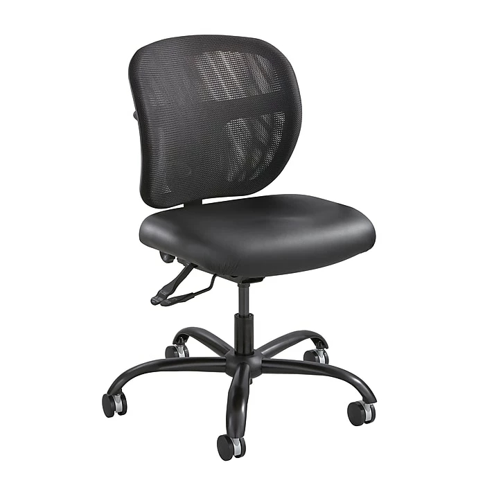 SAFCO® Vue™ Intensive Use Mesh Task Chair, Armless, Black 3 SAFCO® Vue™ Intensive Use Mesh Task Chair, Armless, Black