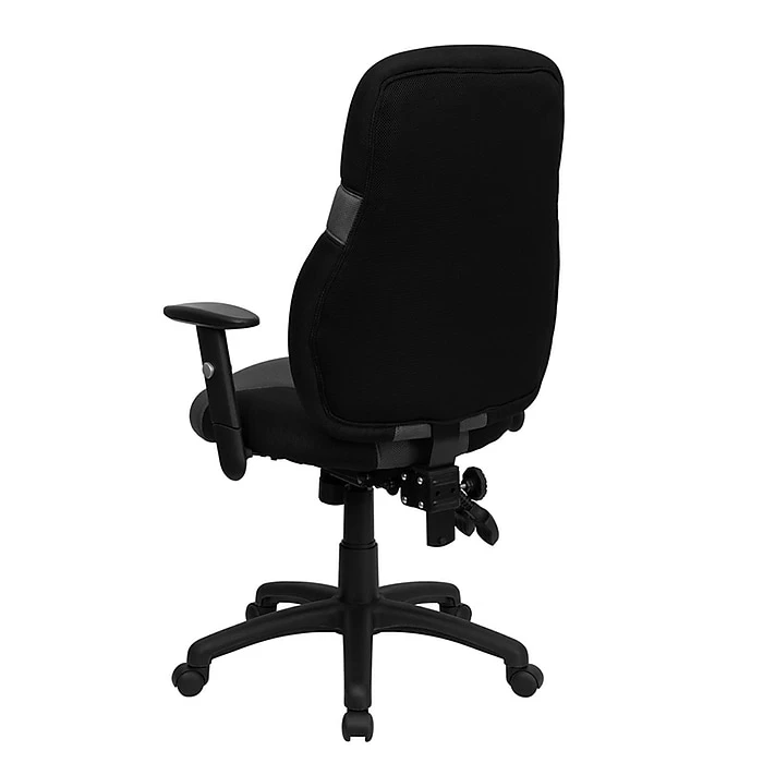 Flash Furniture Mesh Ergonomic Task Chair With Adjustable Arms, Black/Gray 10 Flash Furniture Mesh Ergonomic Task Chair With Adjustable Arms, Black/Gray - Image 8