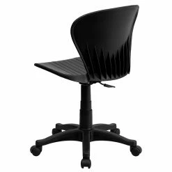 Flash Furniture Plastic Mid-Back Swivel Task Chair, Black -Office Chairs Shop unnamed file 5259