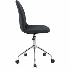 Techni Mobili Tufted Armless Task Chair, Black -Office Chairs Shop unnamed file 5274