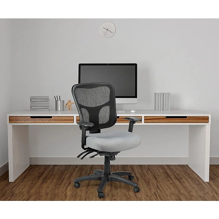Tempur-Pedic® Ergonomic Mesh Mid-Back Task Chair, Gray (TP8000-GREY) 8 Tempur-Pedic® Ergonomic Mesh Mid-Back Task Chair, Gray (TP8000-GREY) - Image 6