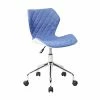 Techni Mobili Modern Height Adjustable Office Task Chair, Blue -Office Chairs Shop unnamed file 5304