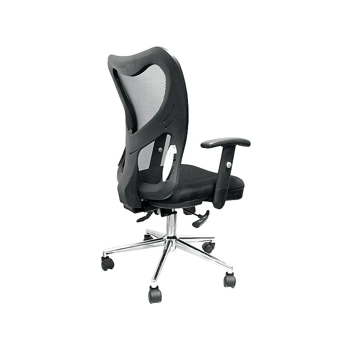 Techni Mobili Mesh Back Fabric Task Chair, Black (RTA-0098M-BK) 5 Techni Mobili Mesh Back Fabric Task Chair, Black (RTA-0098M-BK) - Image 3
