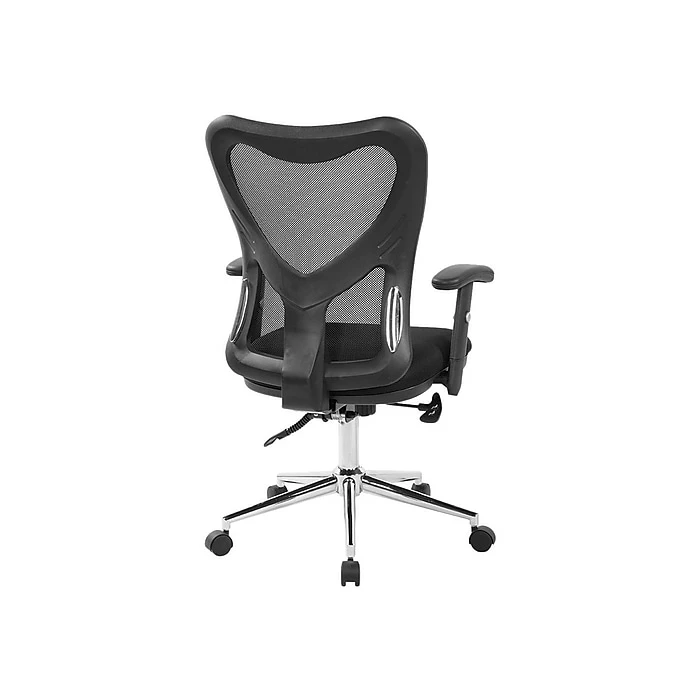 Techni Mobili Mesh Back Fabric Task Chair, Black (RTA-0098M-BK) 6 Techni Mobili Mesh Back Fabric Task Chair, Black (RTA-0098M-BK) - Image 4